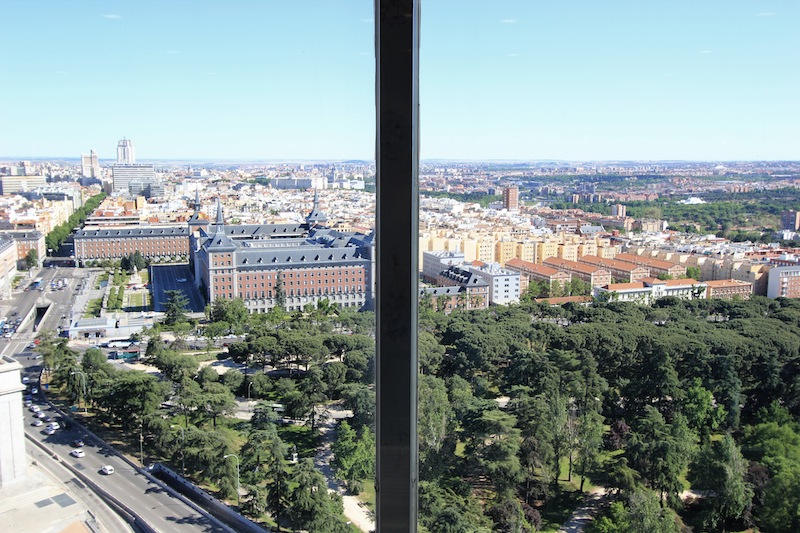 Панорама Мадрида с башни Монклоа