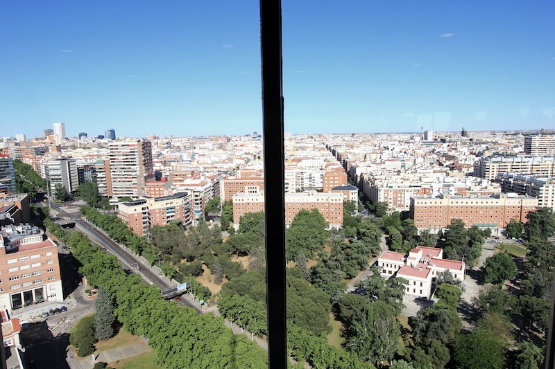 Панорама Мадрида с башни Монклоа