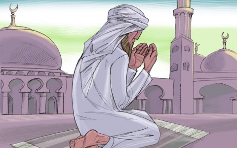 мечеть, молитвенный коврик, мольба