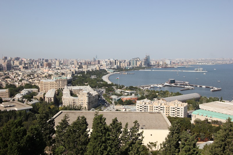Панорама Бакинской бухты