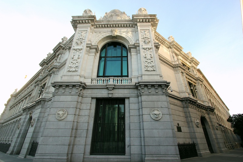 Угловой фасад здания Банка Испании