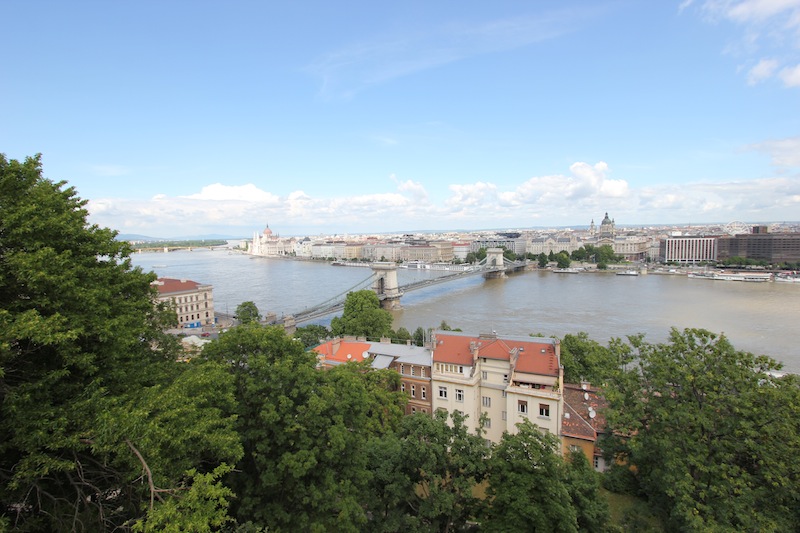 Панорама Дуная с Будайского холма
