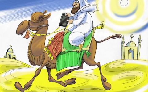 пустыня, верблюд, солнце, араб, счастье