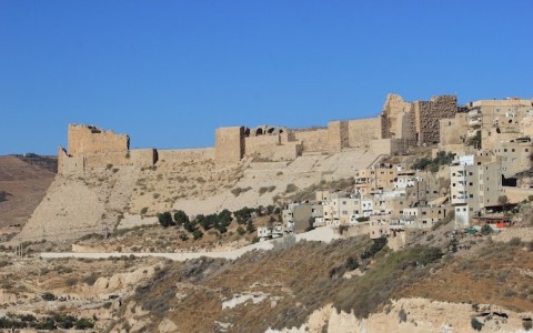 Замок Эль-Карак в Иордании