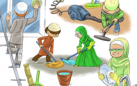 дети, мусульмане, труд, домашняя работа